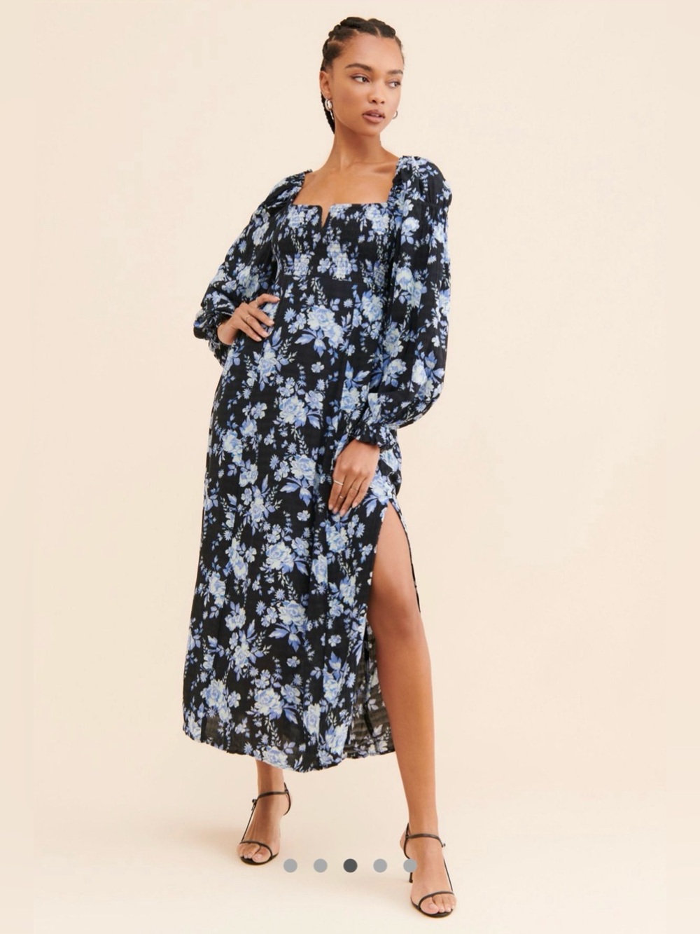 NWOT Free People Jaymes Midi Dress